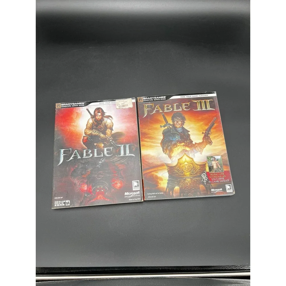 BradyGames Fable II & Fable III Signature Series Strategy Guides Xbox 360 Lot